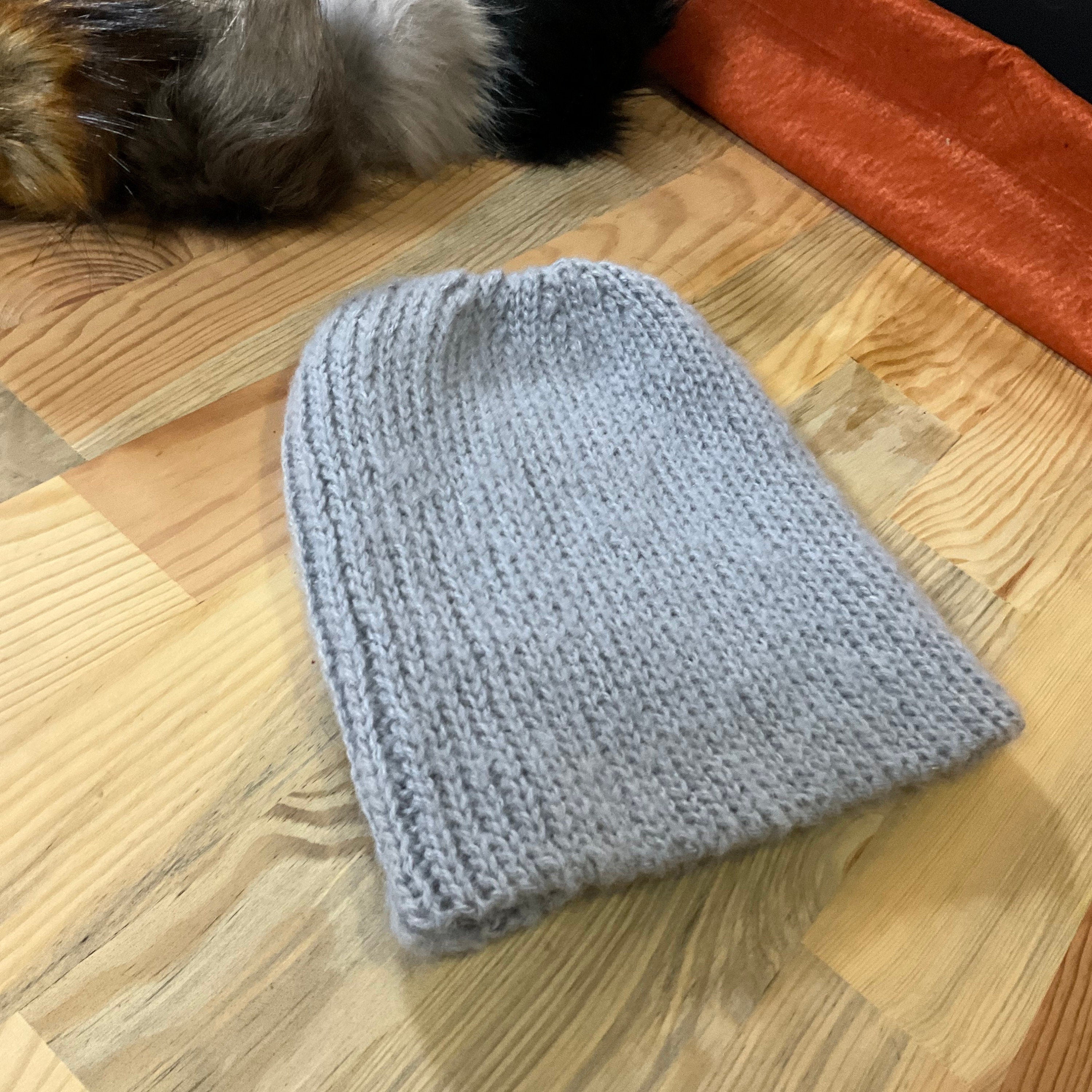 Easy Crochet Beanie Pattern: Knit Look, Beginner Friendly (PDF Pattern)