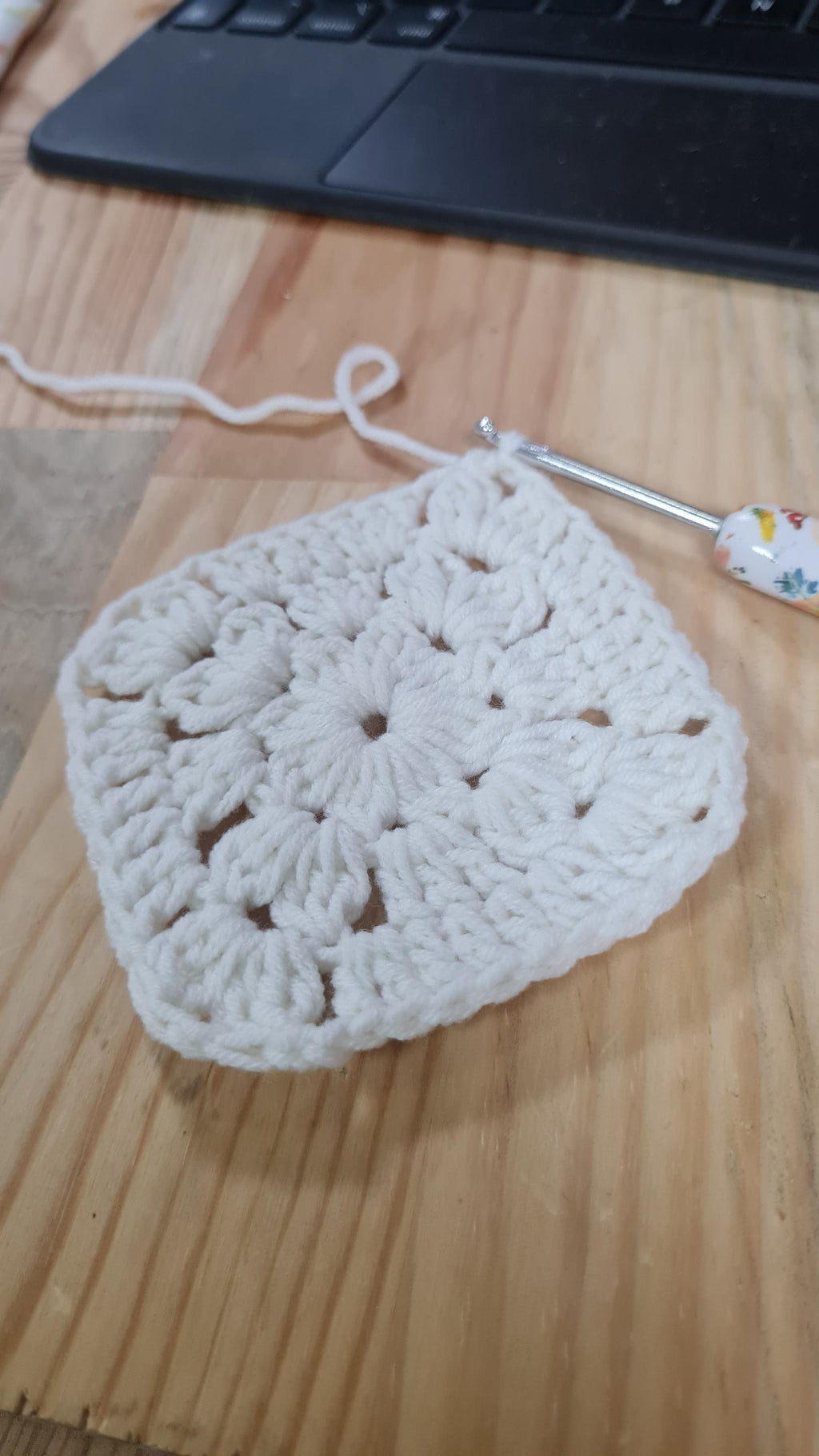 Easy Crochet Granny Square Pattern: Beginner Motif (PDF Pattern)
