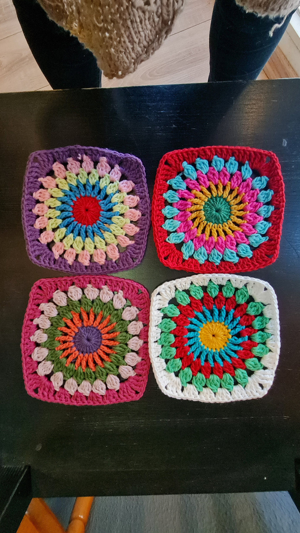 Granny Square Crochet Pattern: Five Modern Motifs (PDF Download)