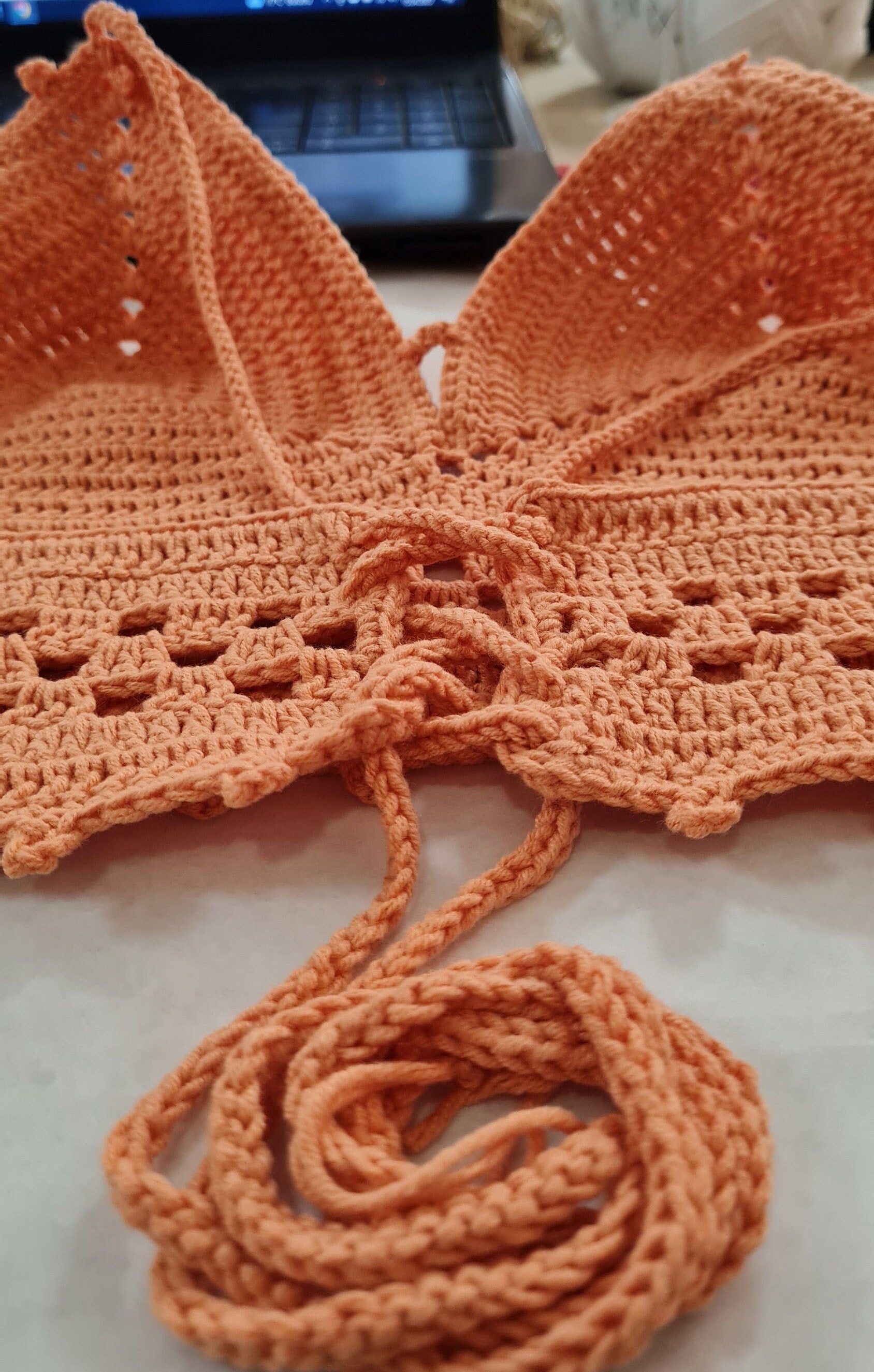 Crochet Bralette Pattern: Beginner Friendly Summer Top (Digital Download)