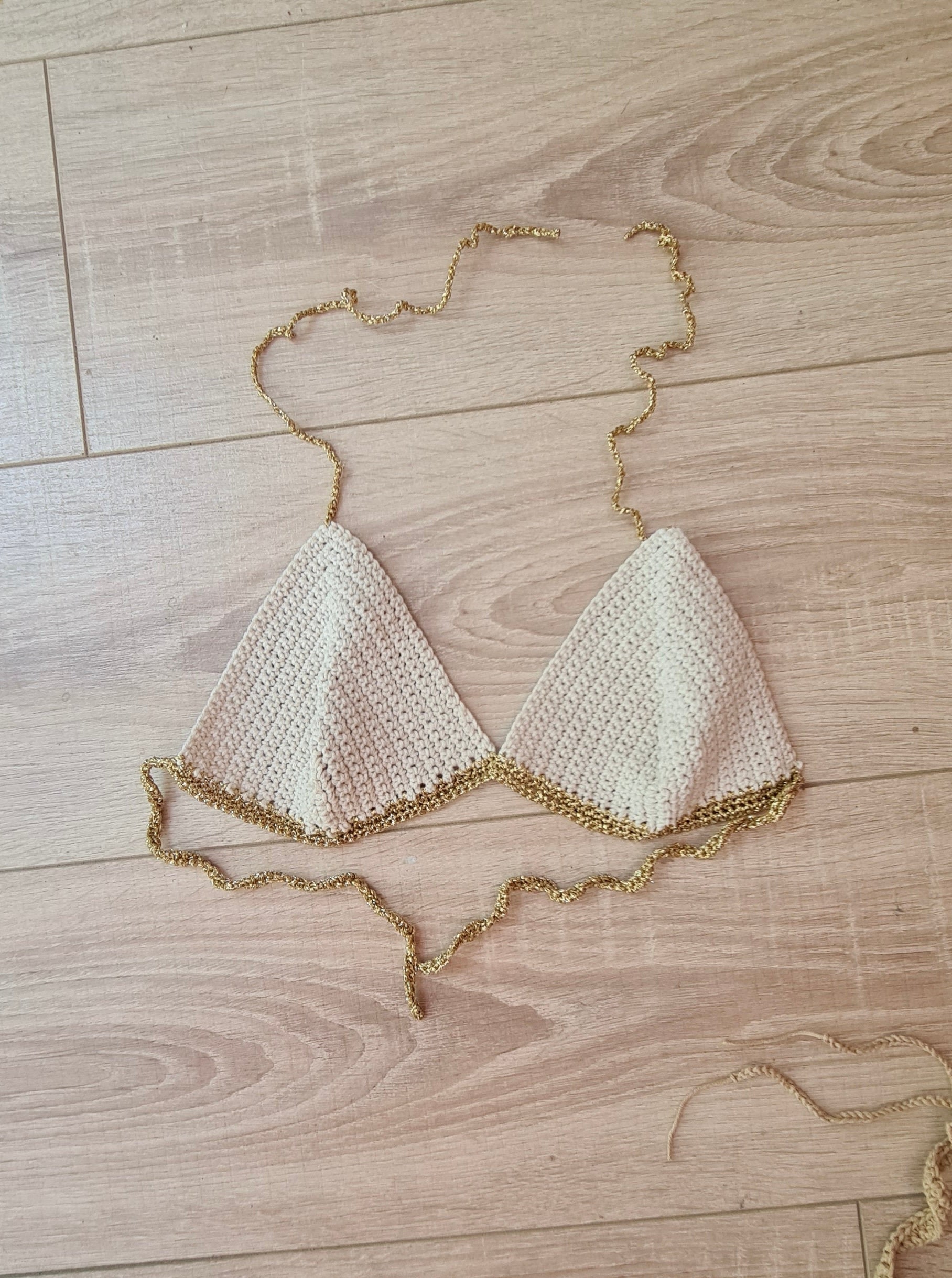 Crochet Bikini Pattern, Easy Bikini, Summer Party Top, Beach Bralette, Backless Top, Modern Written Crochet Pattern, Basic Top Bra, Festival