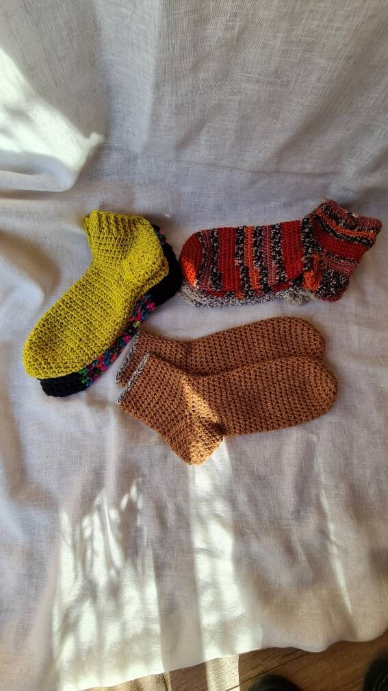 Easy Crochet Sock Pattern: Duvet Days Design (PDF Pattern)