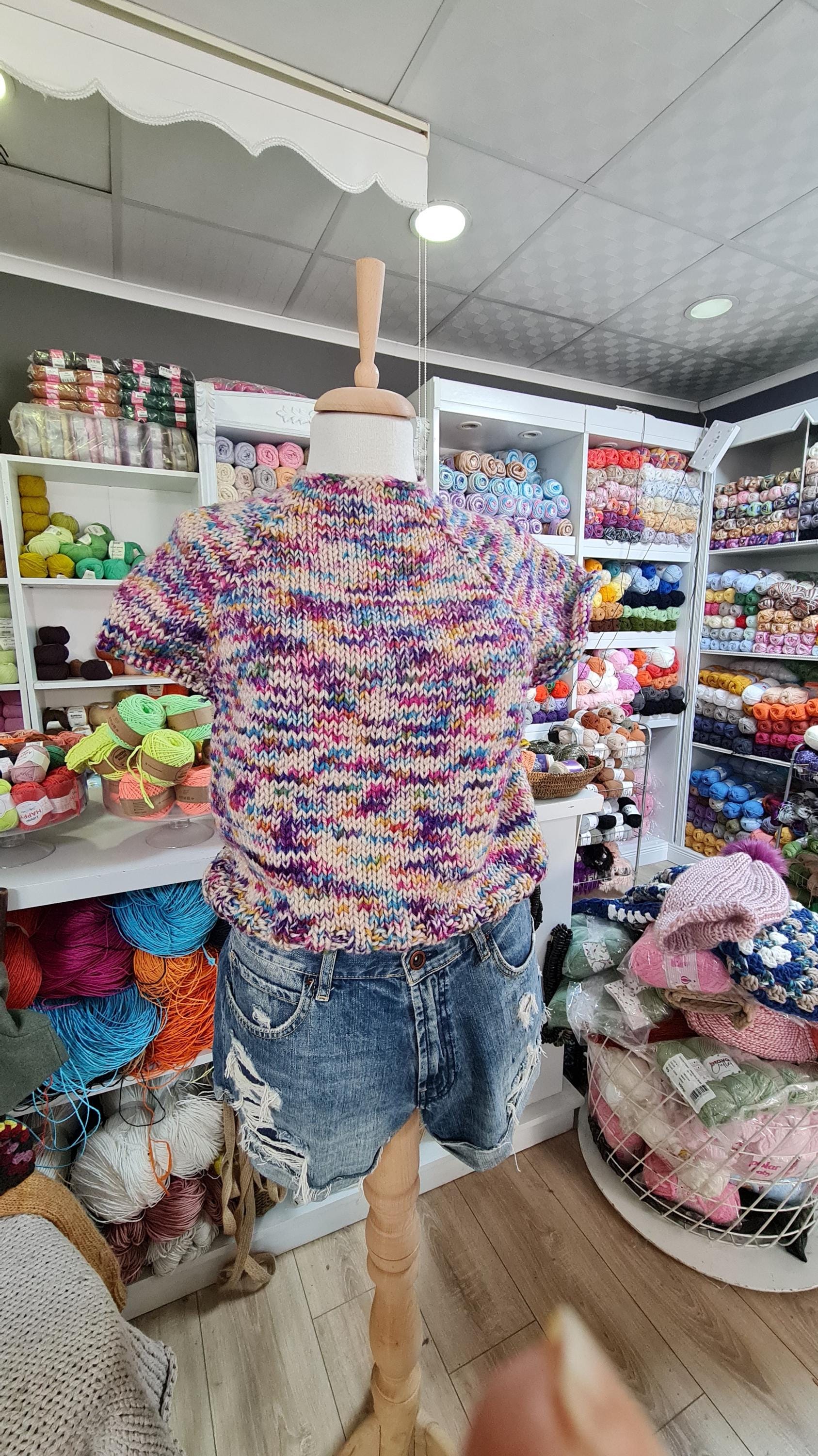 Chunky Knit Sweater Pattern: Seamless Oversize Jumper (PDF Download)