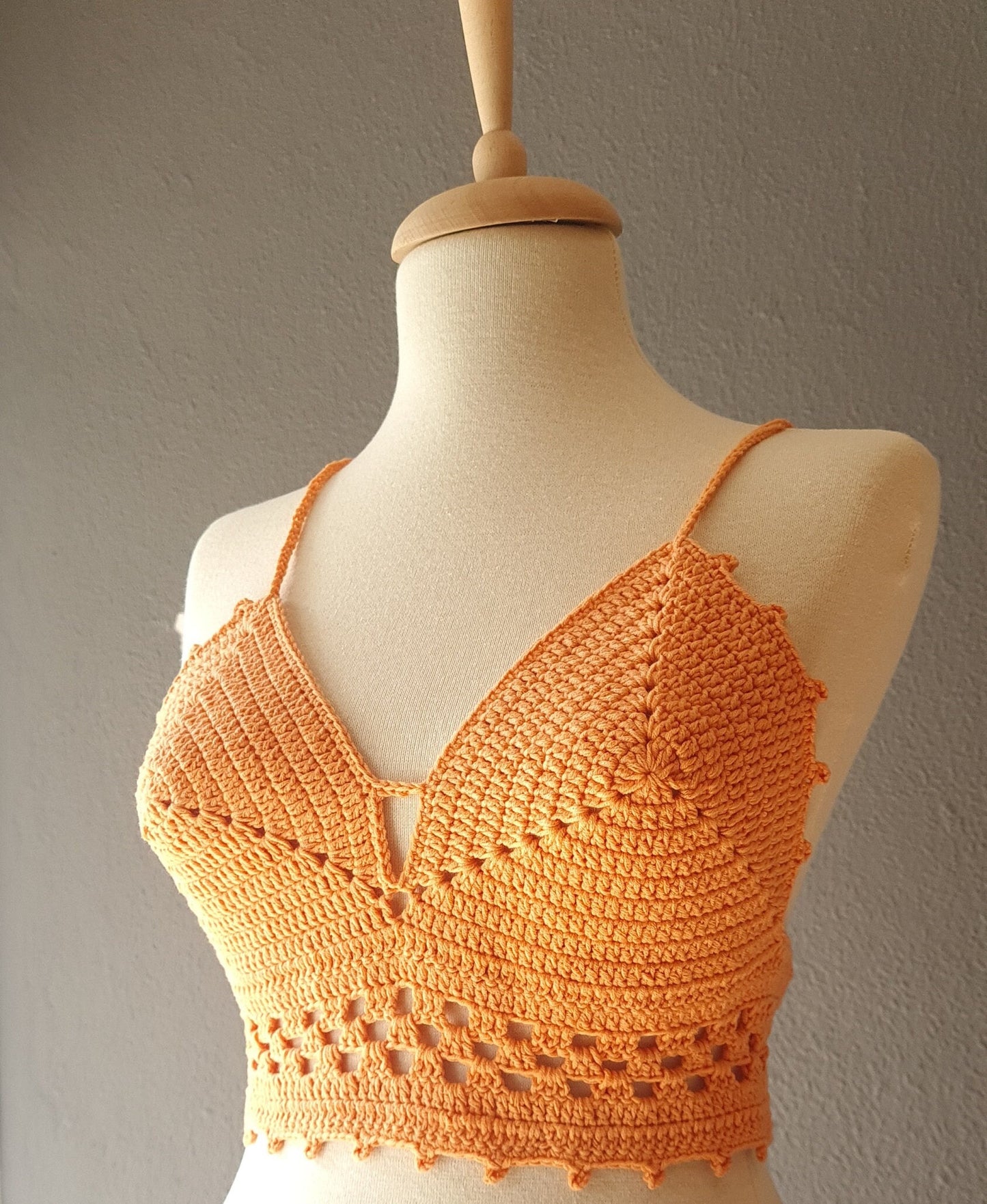 Crochet Bralette Pattern: Beginner Friendly Summer Top (Digital Download)