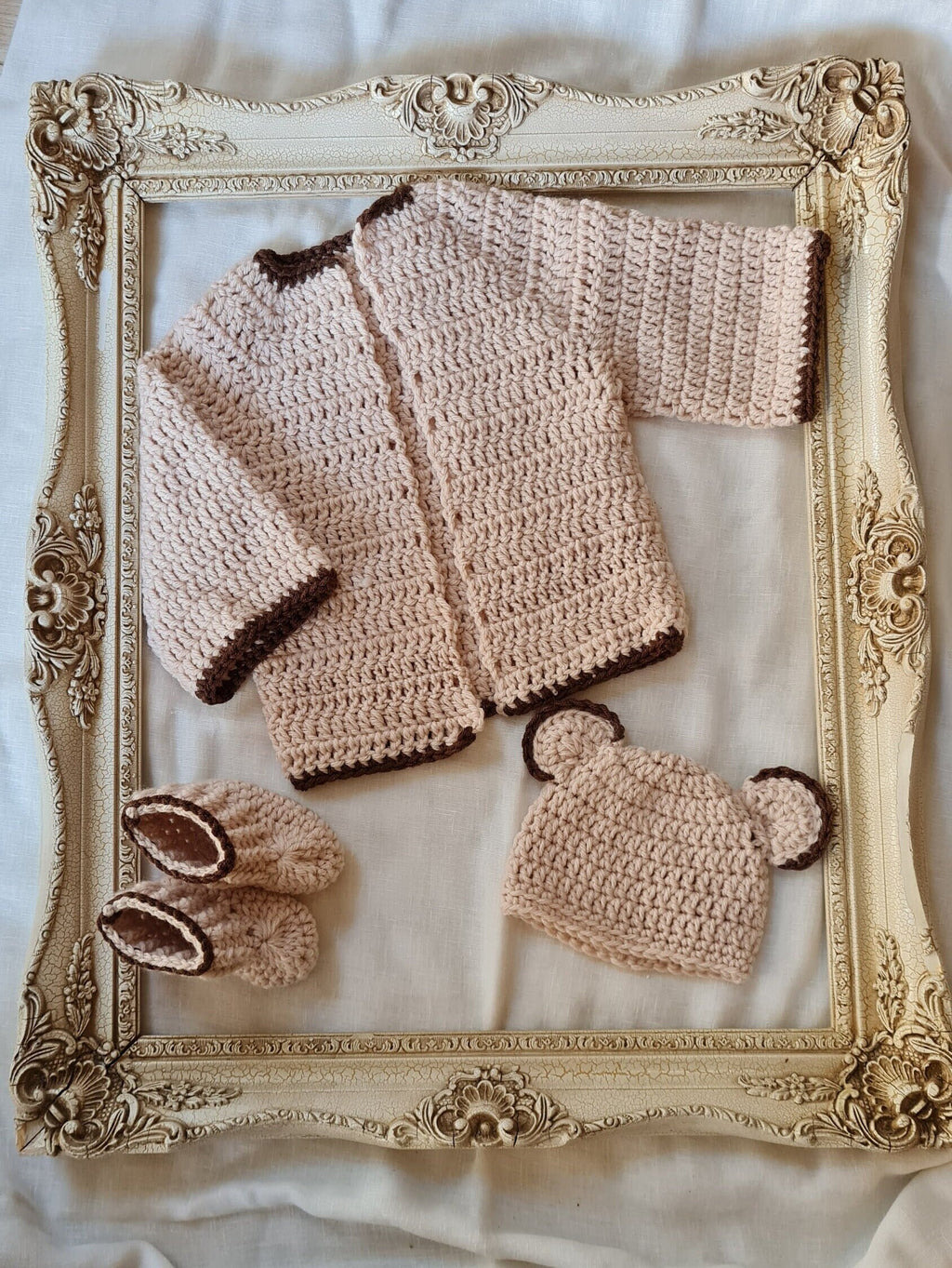 Crochet Baby Cardigan Pattern: Newborn to Child Sizes (PDF Pattern)
