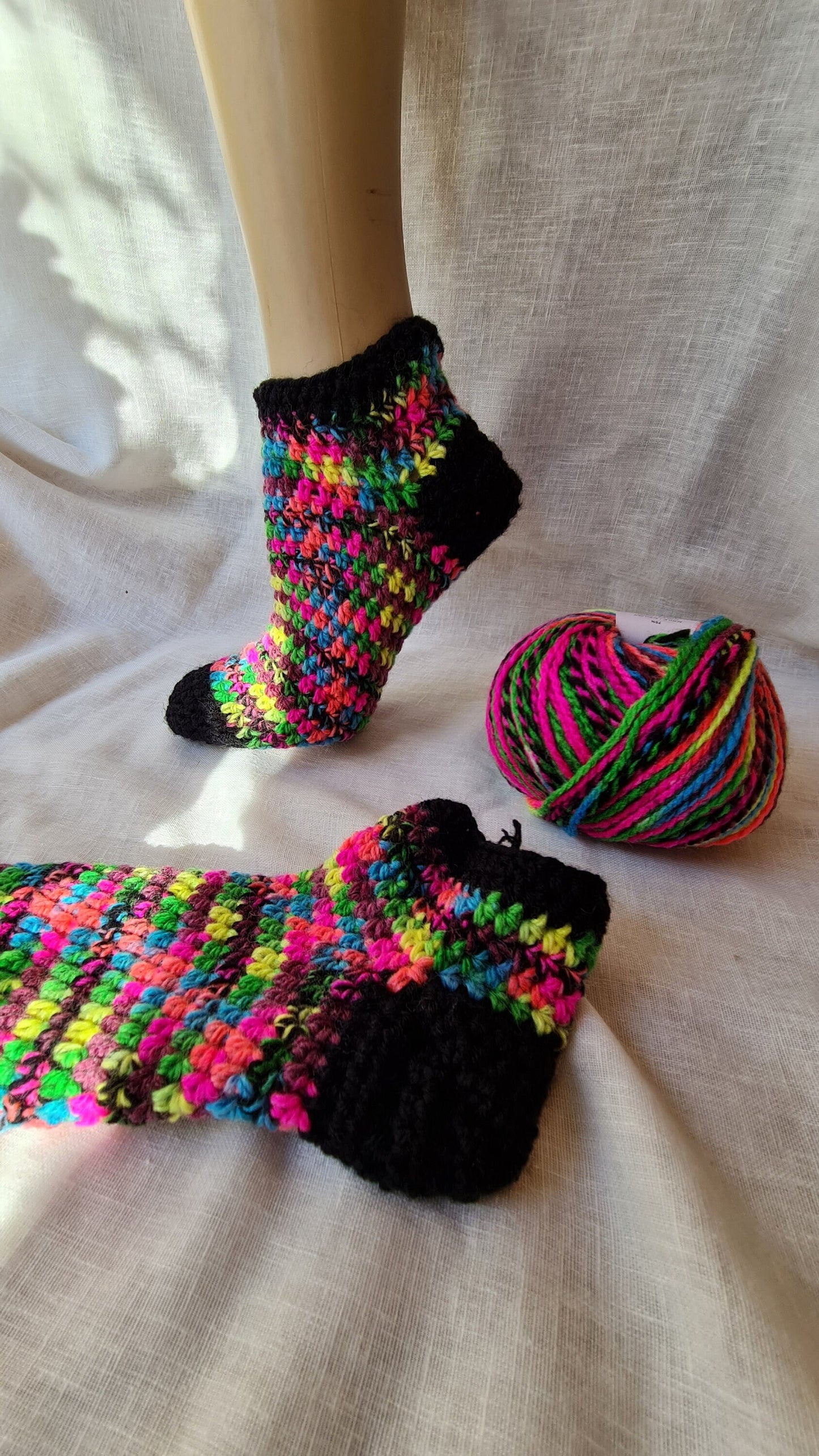Easy Crochet Sock Pattern: Duvet Days Design (PDF Pattern)