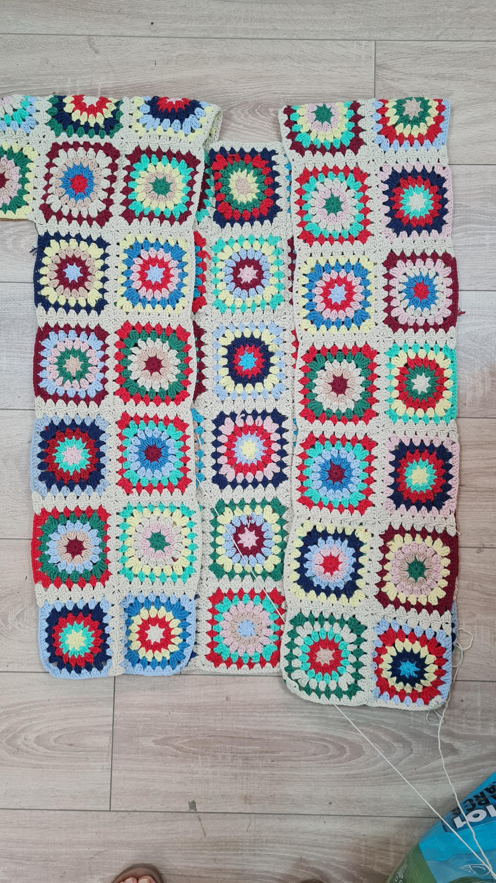 Crochet Granny Square Cardigan Pattern: Modern Unisex Sweater (PDF Pattern)