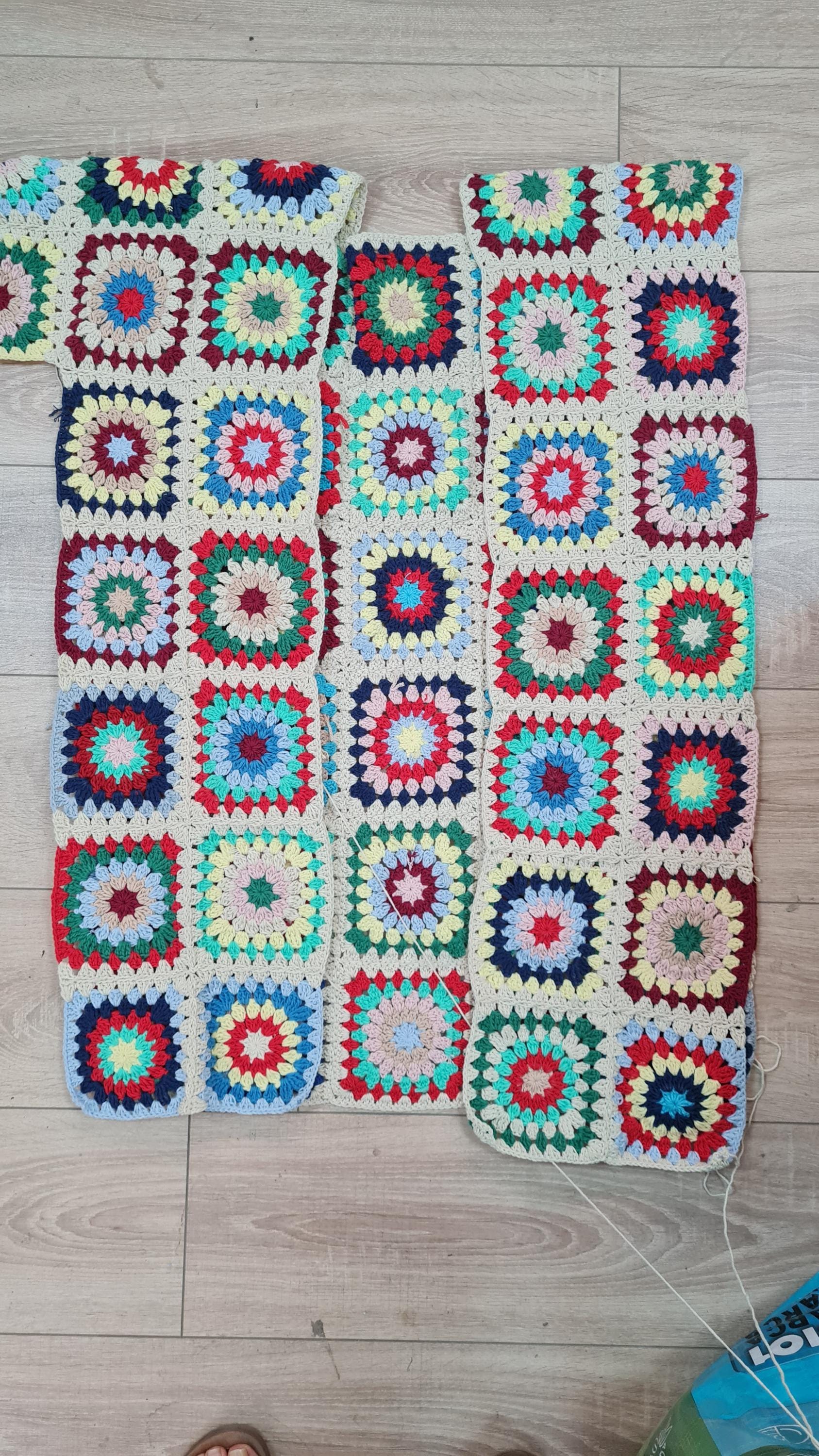 Crochet Granny Square Cardigan Pattern: Modern Unisex Sweater (PDF Pattern)