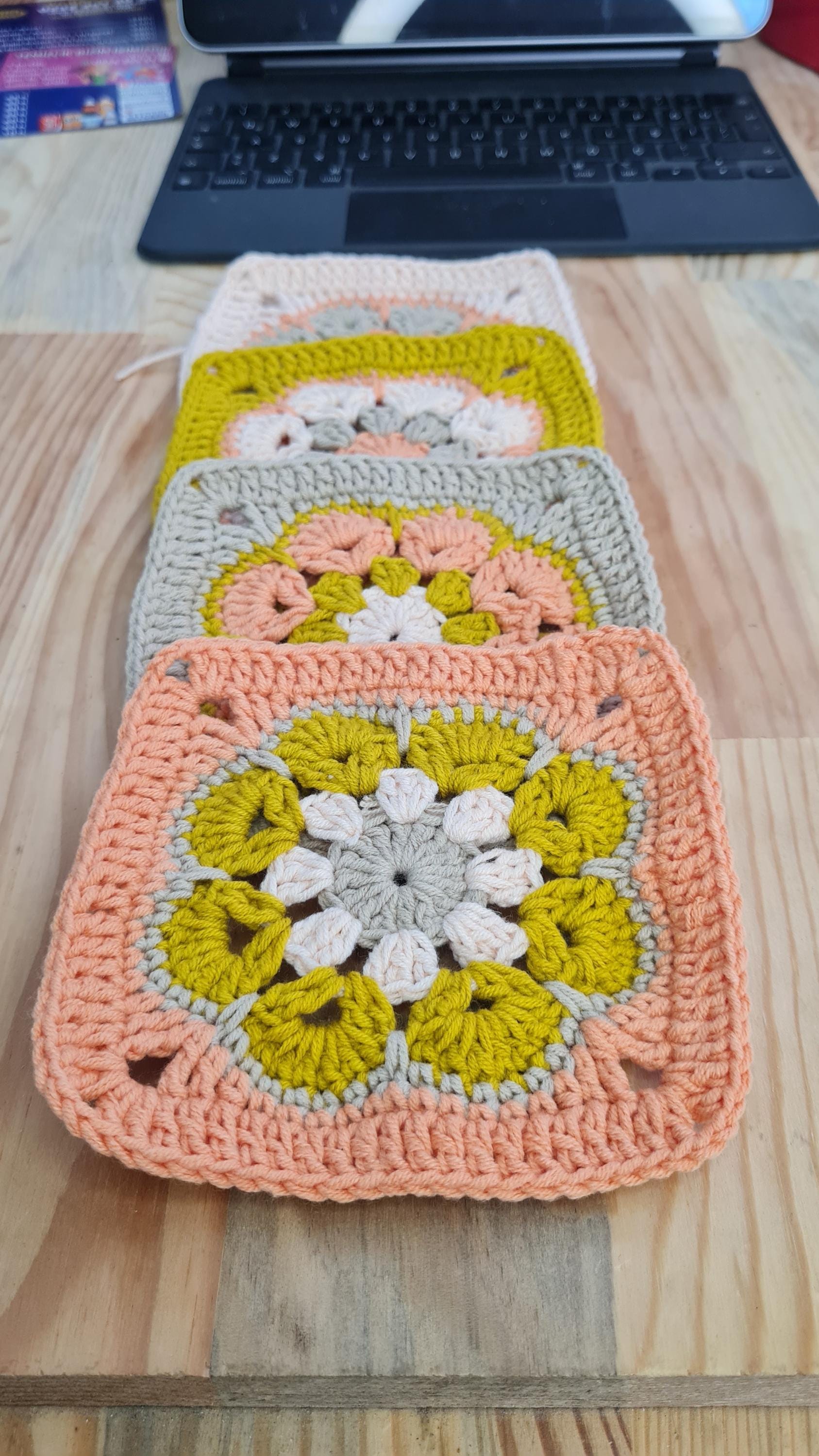 African Flower Crochet Square Pattern: Blanket, Sweater, Cardigan (PDF Pattern)