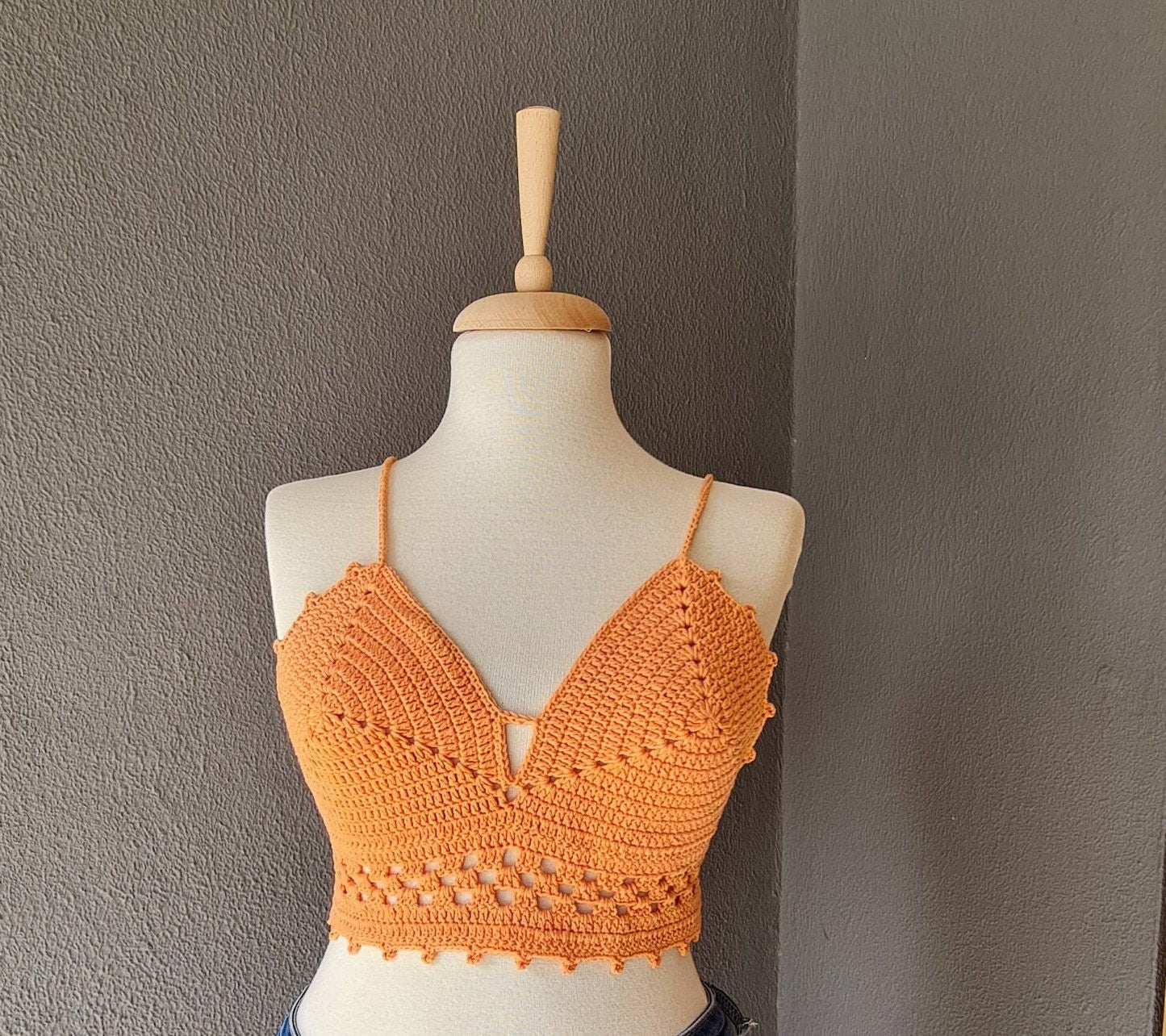 Crochet Bralette Pattern: Beginner Friendly Summer Top (Digital Download)