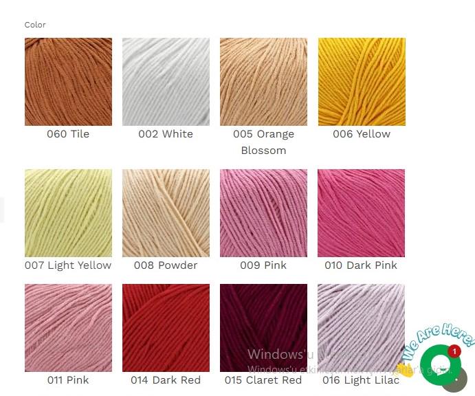 Etrofil Jeans Yarn: 55% Cotton Blend, 4 Ply Sport Weight (50g/160m)