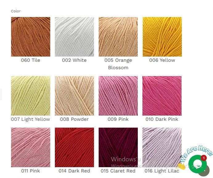 Etrofil Jeans Cotton Yarn: 4 Ply Amigurumi Crochet, Soft Knit Sport Weight