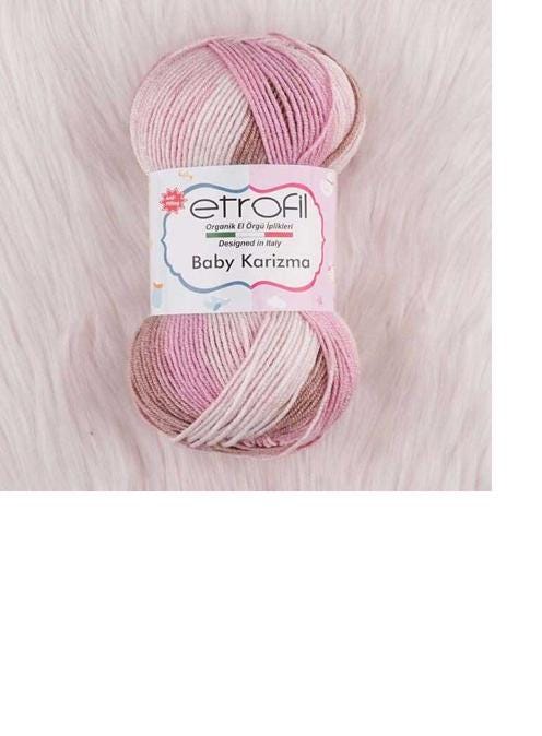 Multicolor Anti-Pilling Acrylic Yarn: Baby Karizma, 100g Ball