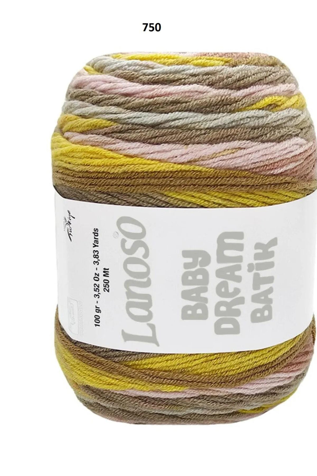 Lanoso Baby Dream Batik Yarn: Multicolor Anti-Pilling Acrylic