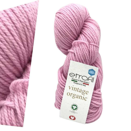 100% Organic Wool Yarn Skein: Hand-Dyed Leicester Wool