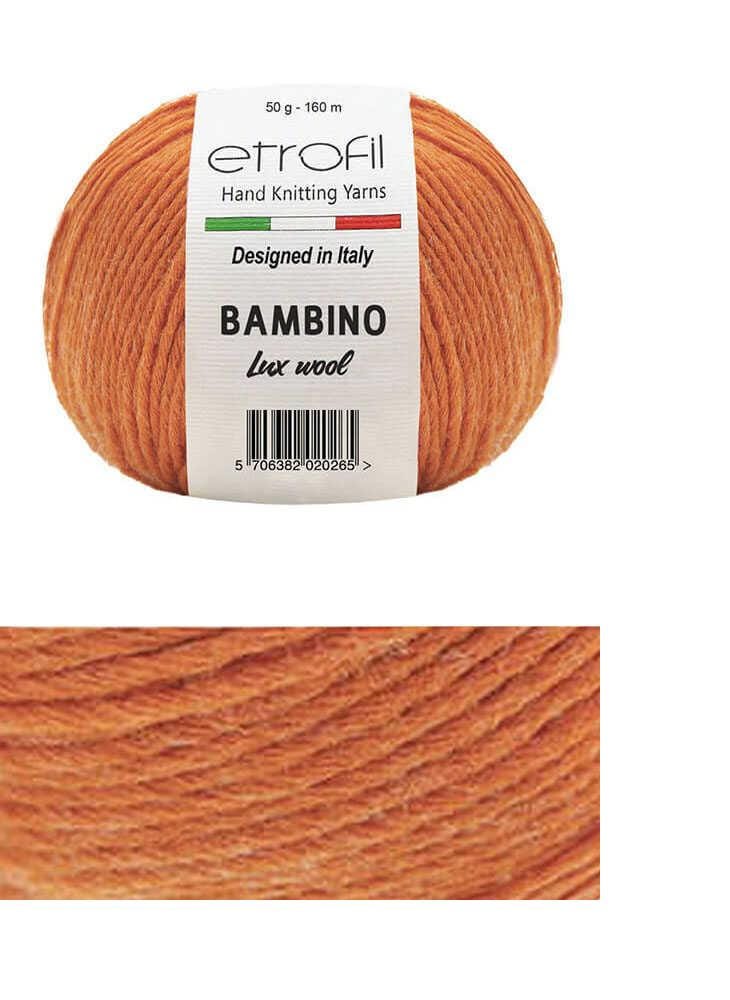 Bambino Lux Merino Wool Yarn: Soft Knit & Crochet Skein