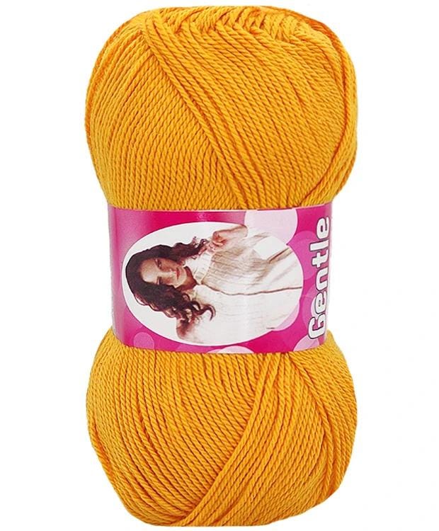 Gizza Cotton Yarn: 4 Ply Sport Weight, Crochet & Knitting Skein