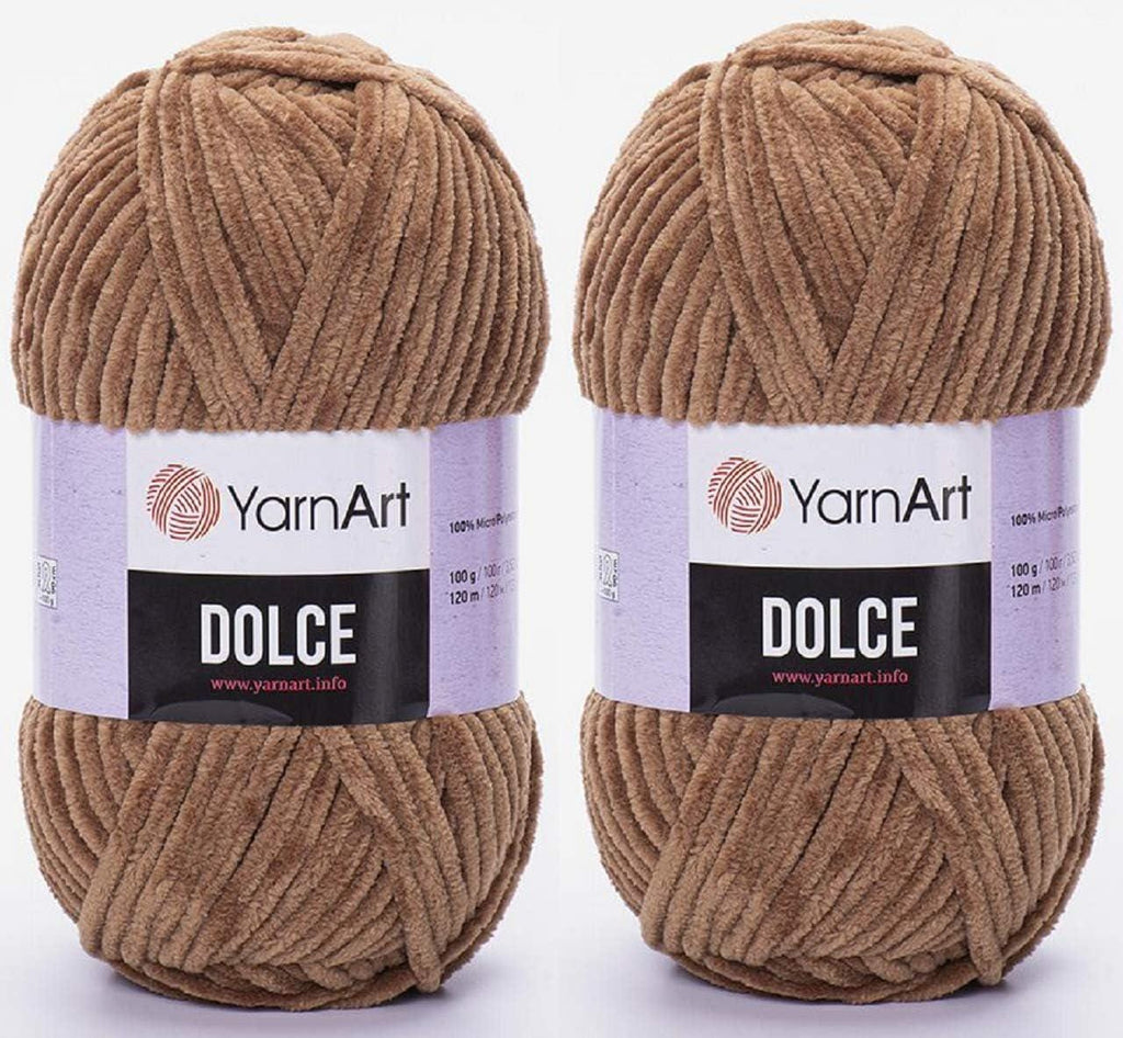 Chunky Chenille YarnArt Dolce: Plush Amigurumi, Baby Blanket, Vegan