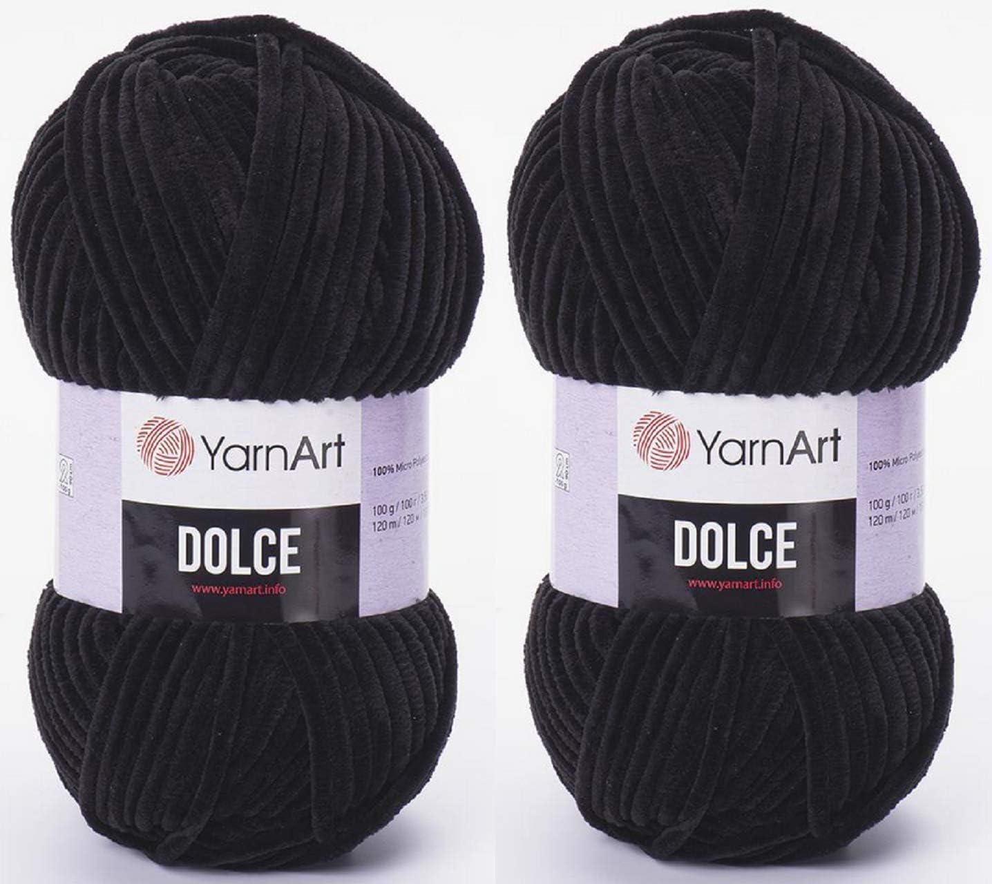 Chunky Chenille YarnArt Dolce: Plush Amigurumi, Baby Blanket, Vegan