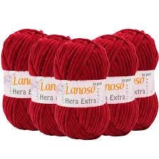 Chunky Chenille Yarn: Lanoso Hera Extra, Amigurumi, Baby Blanket